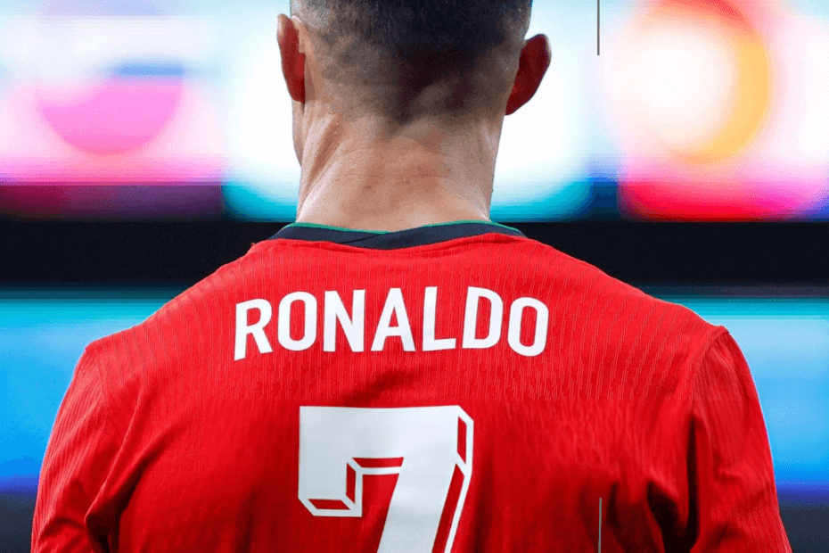 Cristiano Ronaldo In a Portugese Jersey