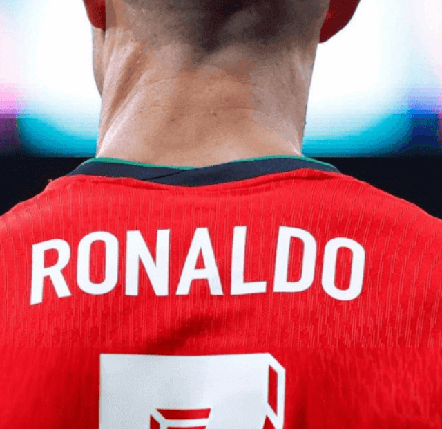 Cristiano Ronaldo In a Portugese Jersey