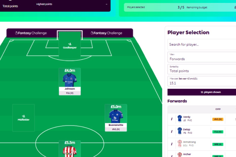 FPL GW3 Challenge Tips - Player Picks, Formation and Captain